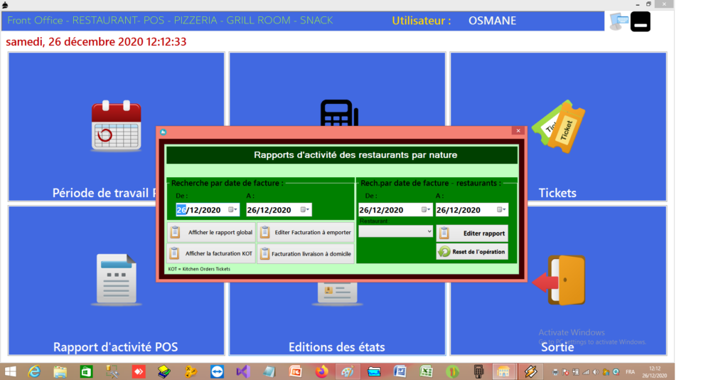 Easy-Resto & POS — Caisse Tactile & Gestion Restaurant